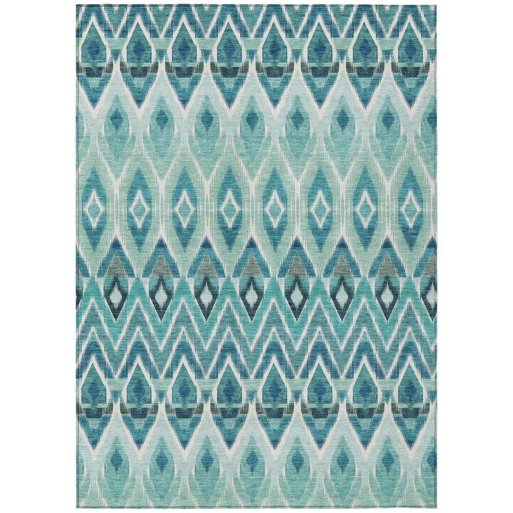 Chantille ACN617 Teal 2'6" x 3'10" Rug. Picture 1