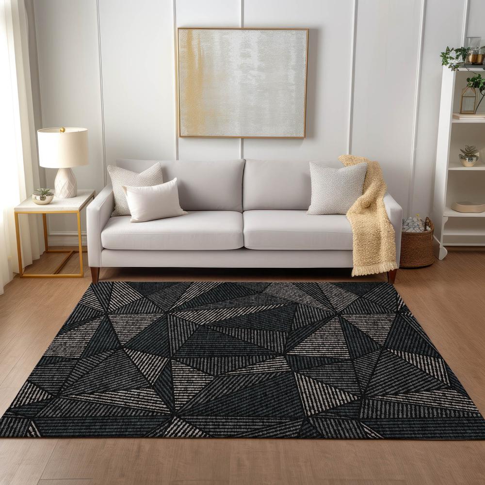 Chantille ACN618 Black 2'6" x 3'10" Rug. Picture 7