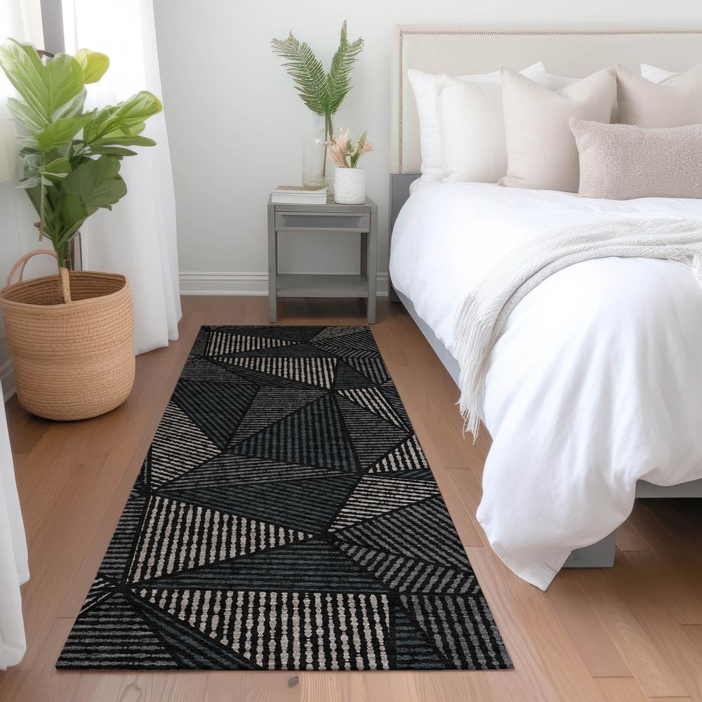 Chantille ACN618 Black 2'3" x 7'6" Rug. Picture 6
