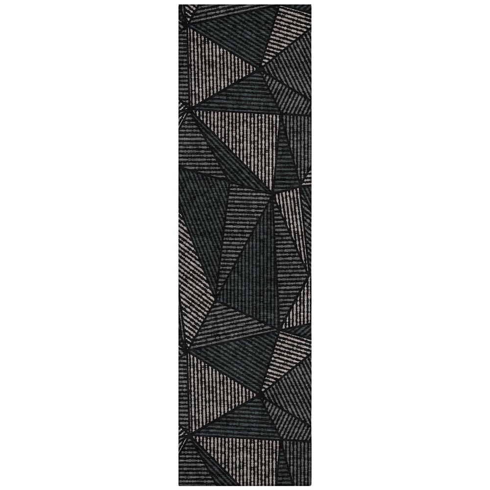 Chantille ACN618 Black 2'3" x 7'6" Rug. Picture 1