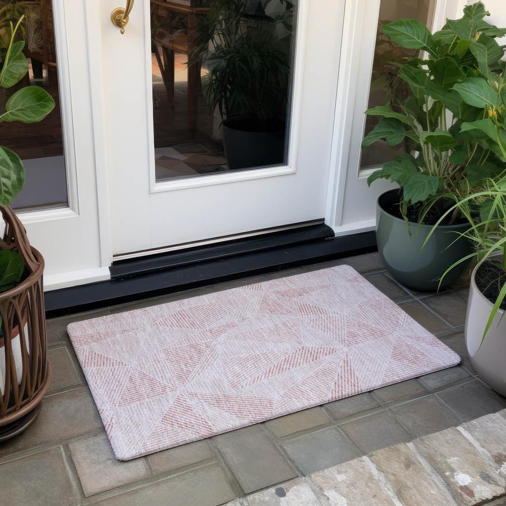 Chantille ACN618 Pink 1'8" x 2'6" Rug. Picture 7