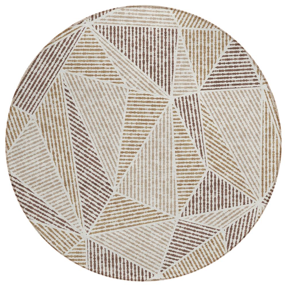 Chantille ACN618 Brown 8' x 8' Rug. Picture 1