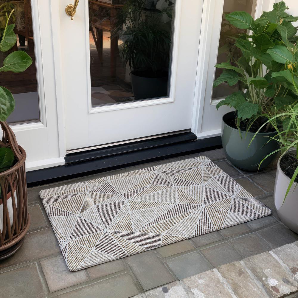 Chantille ACN618 Brown 1'8" x 2'6" Rug. Picture 8