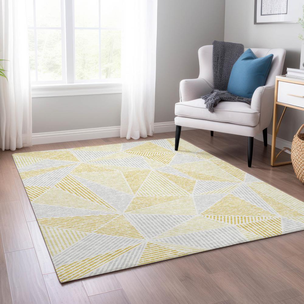 Chantille ACN618 Gold 2'6" x 3'10" Rug. Picture 6