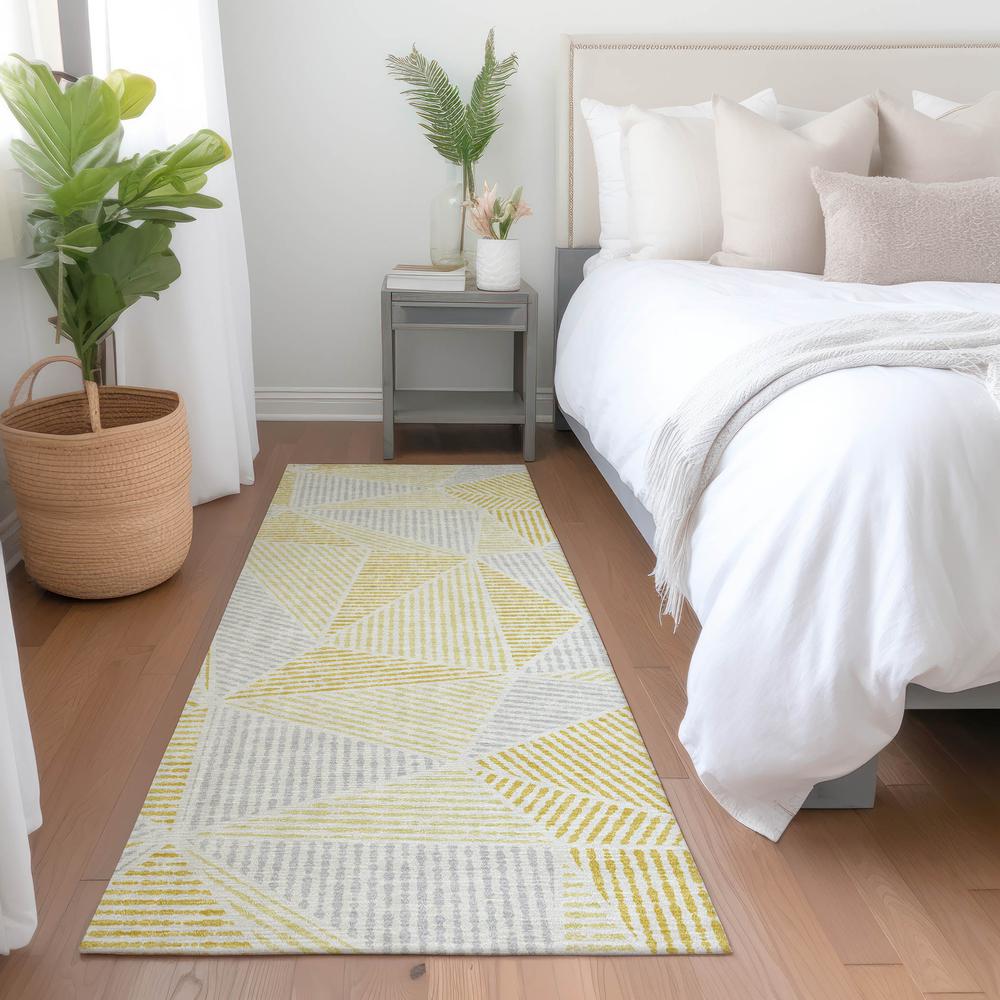Chantille ACN618 Gold 2'3" x 7'6" Rug. Picture 6