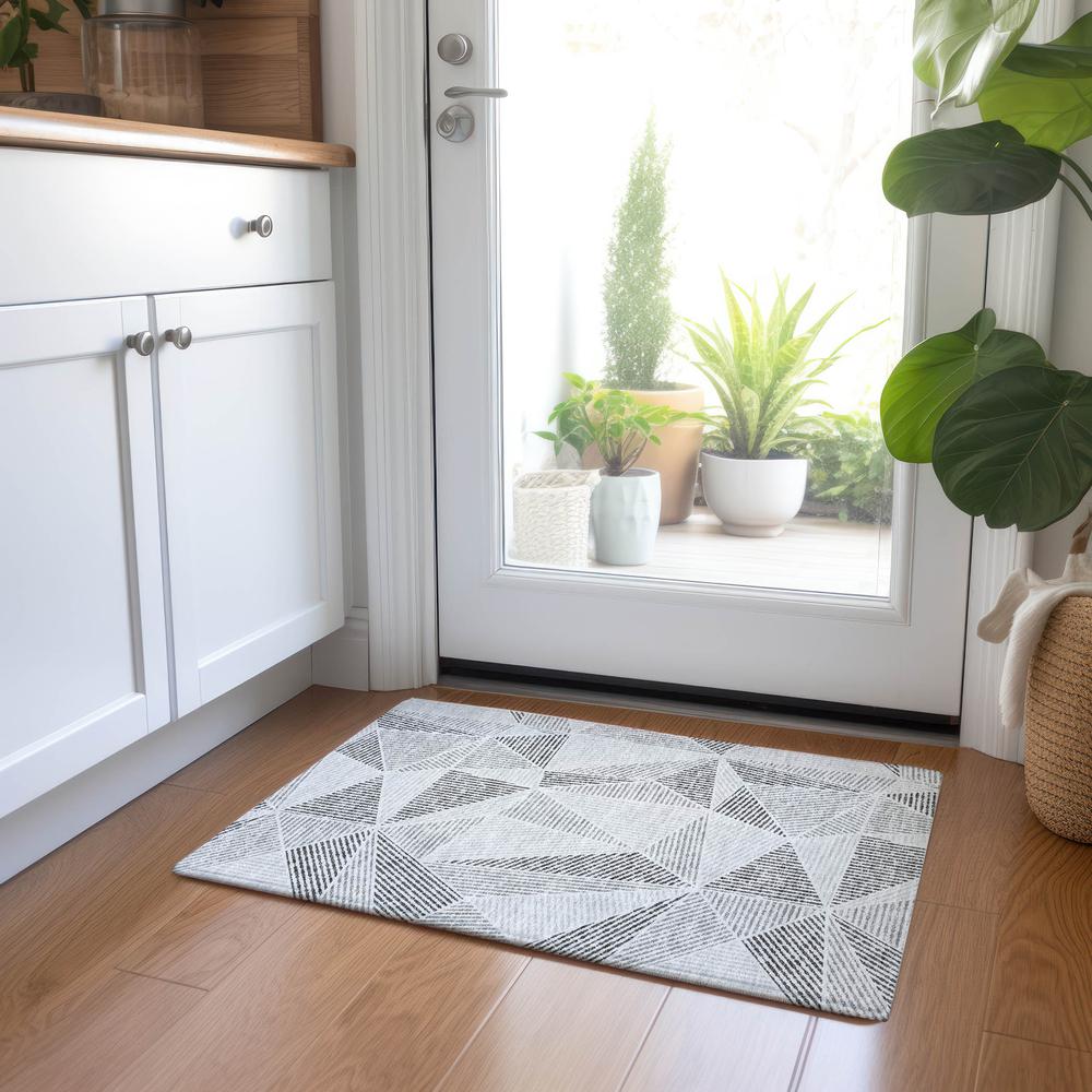 Chantille ACN618 Gray 1'8" x 2'6" Rug. Picture 6