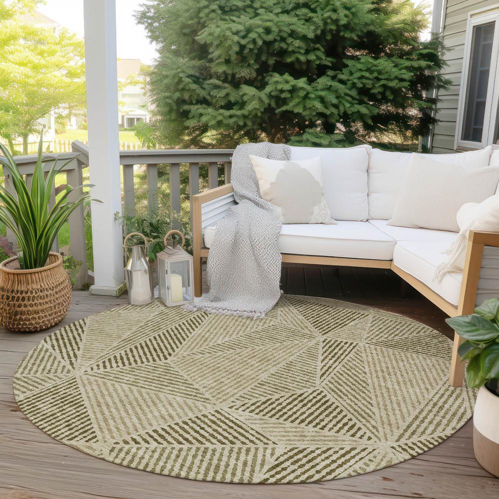 Chantille ACN618 Brown 8' x 8' Rug. Picture 7