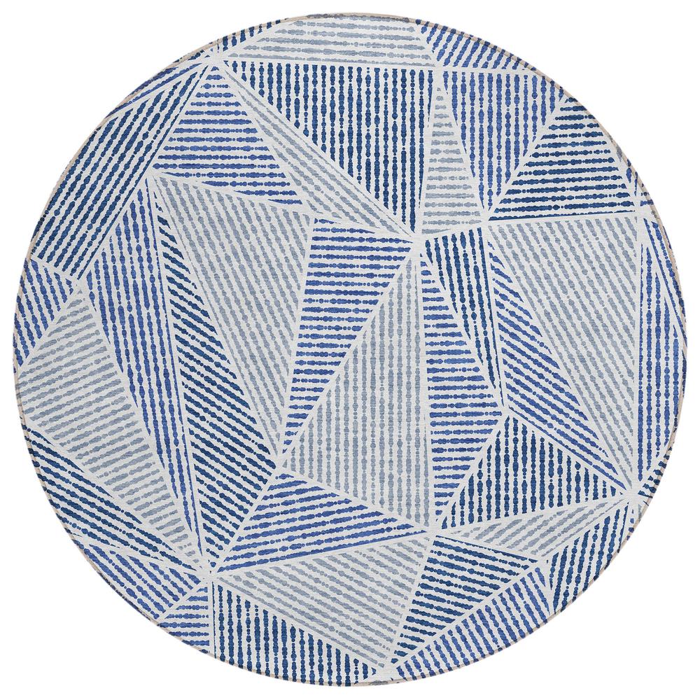Chantille ACN618 Blue 8' x 8' Rug. Picture 1