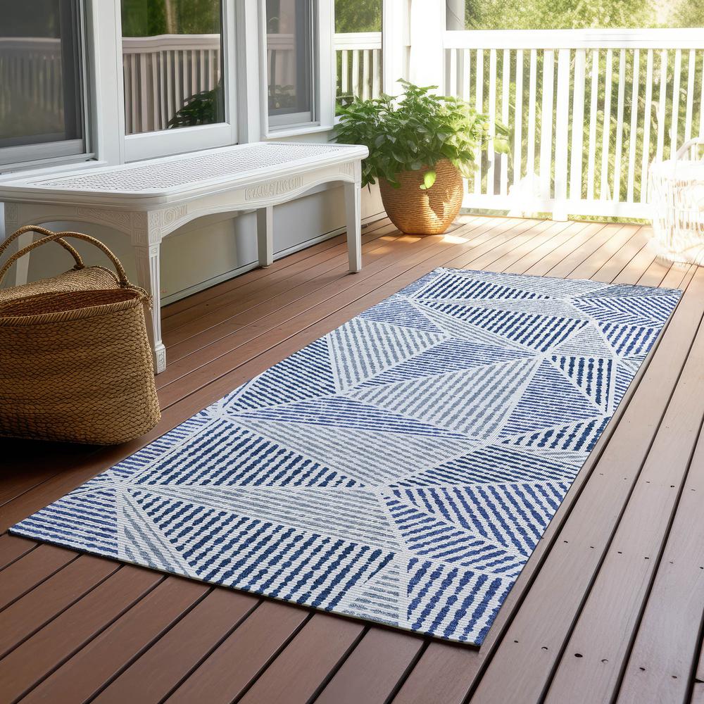 Chantille ACN618 Blue 2'3" x 7'6" Rug. Picture 7