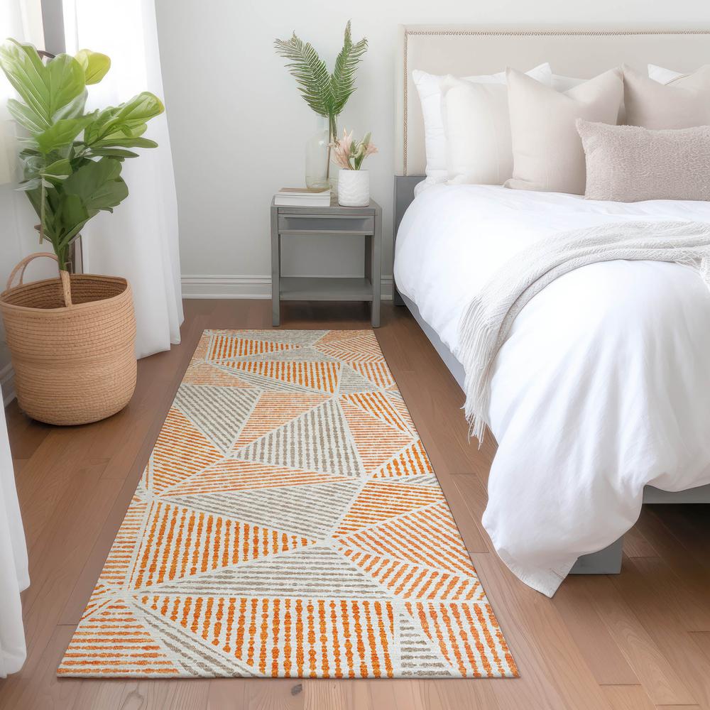 Chantille ACN618 Orange 2'3" x 7'6" Rug. Picture 6