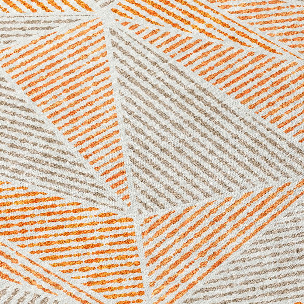 Chantille ACN618 Orange 1'8" x 2'6" Rug. Picture 5
