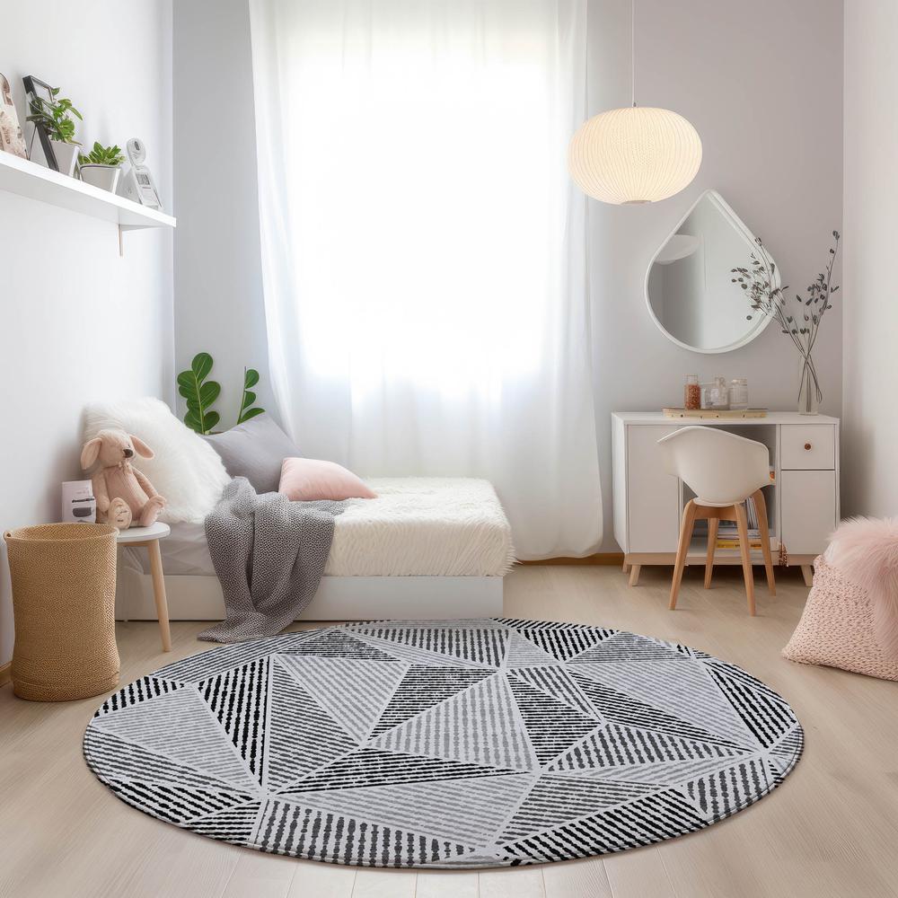 Chantille ACN618 Gray 8' x 8' Rug. Picture 6