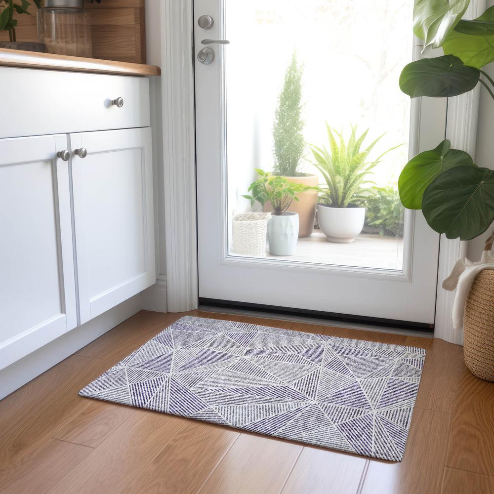 Chantille ACN618 Purple 1'8" x 2'6" Rug. Picture 6