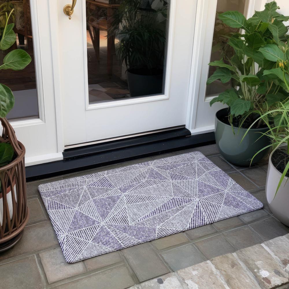 Chantille ACN618 Purple 1'8" x 2'6" Rug. Picture 7