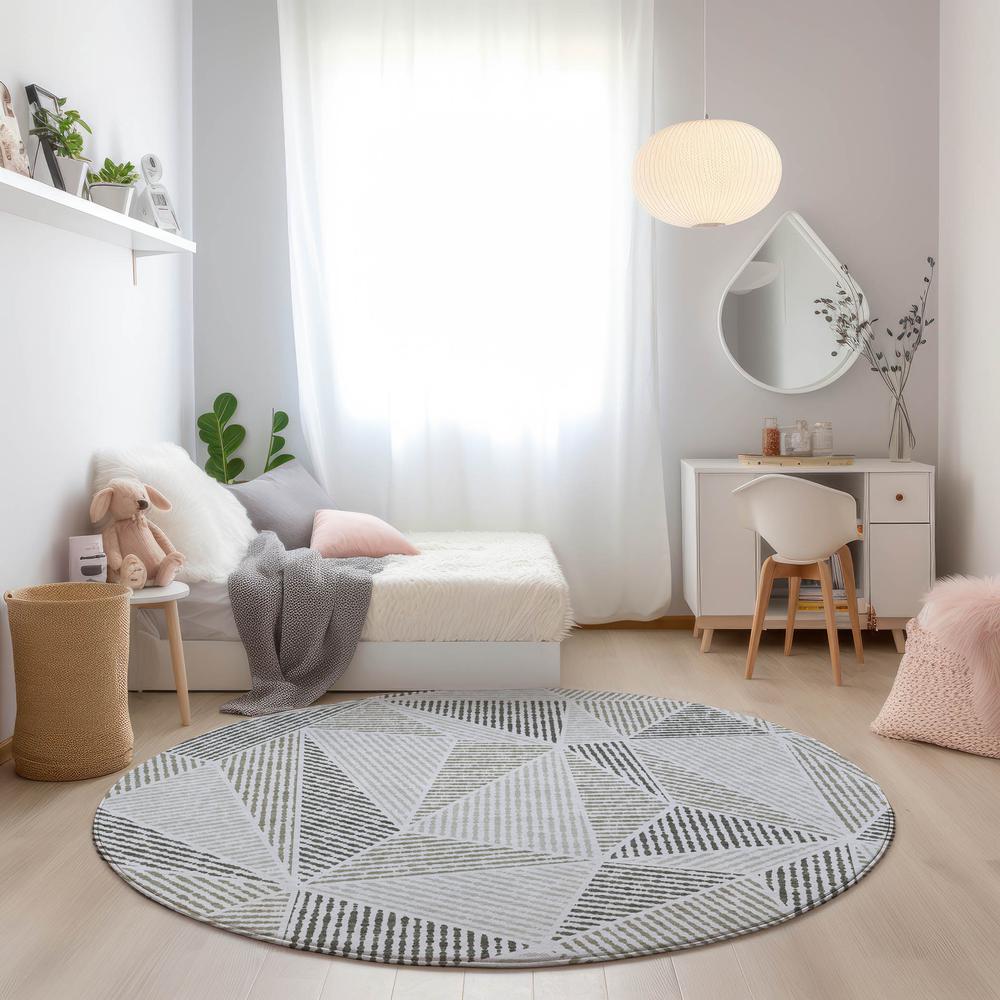 Chantille ACN618 Brown 8' x 8' Rug. Picture 6