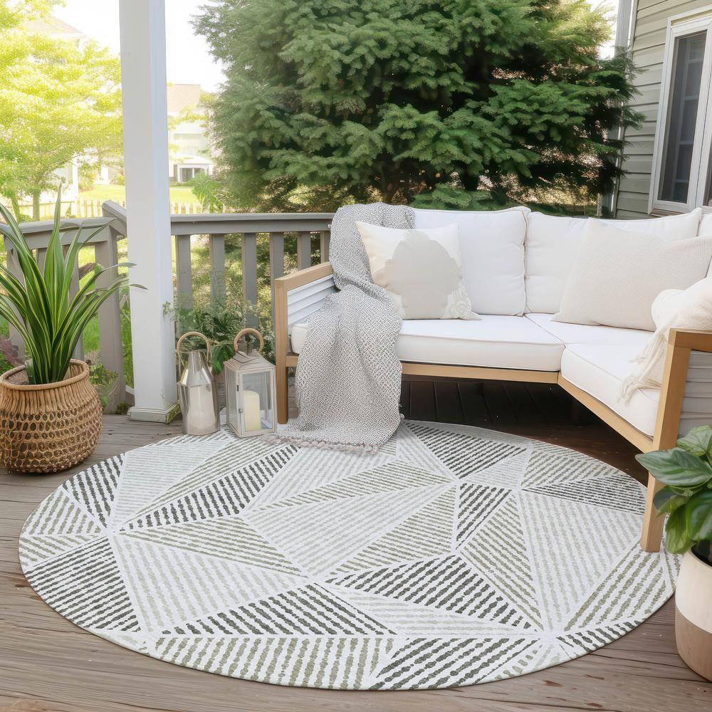 Chantille ACN618 Brown 8' x 8' Rug. Picture 7