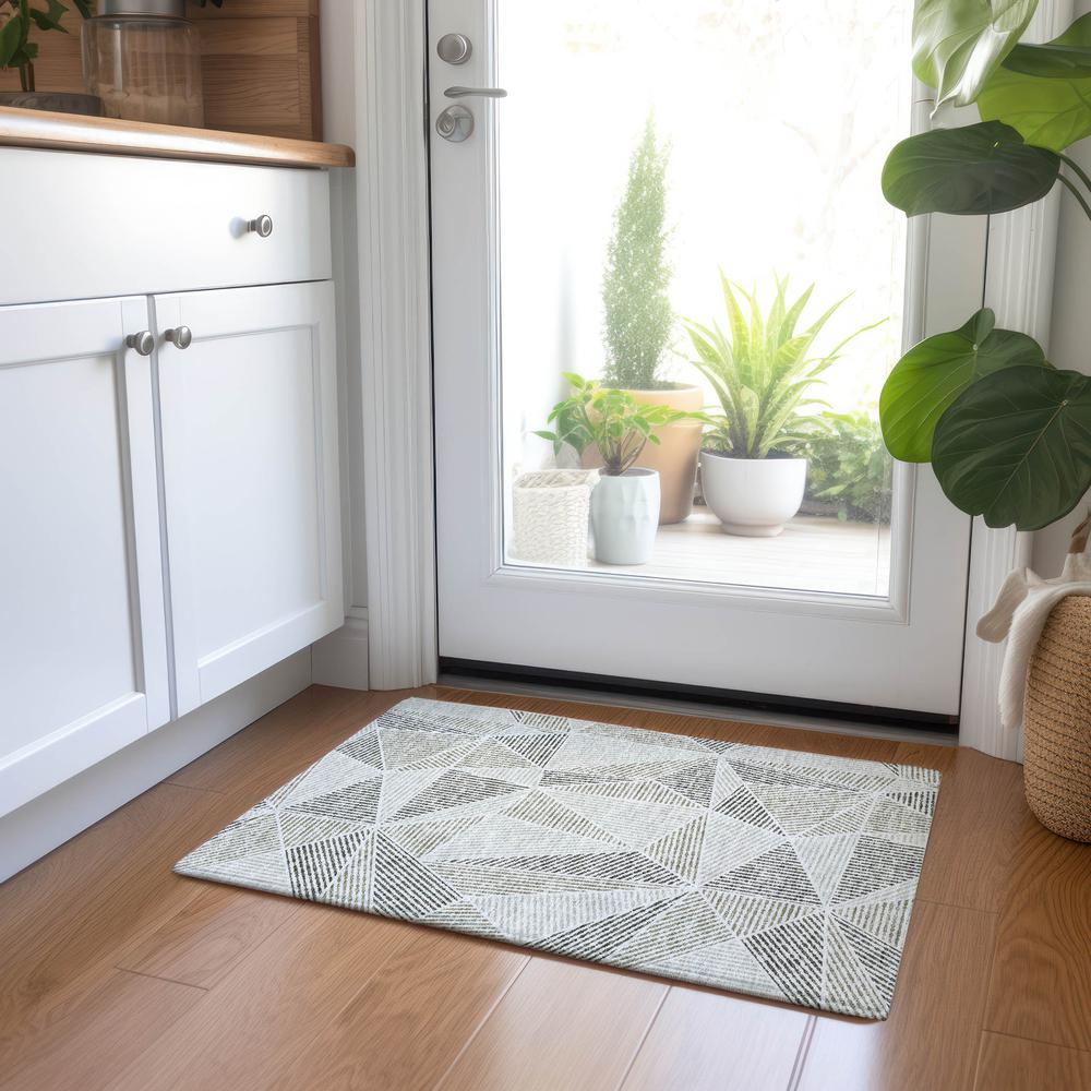 Chantille ACN618 Brown 1'8" x 2'6" Rug. Picture 6