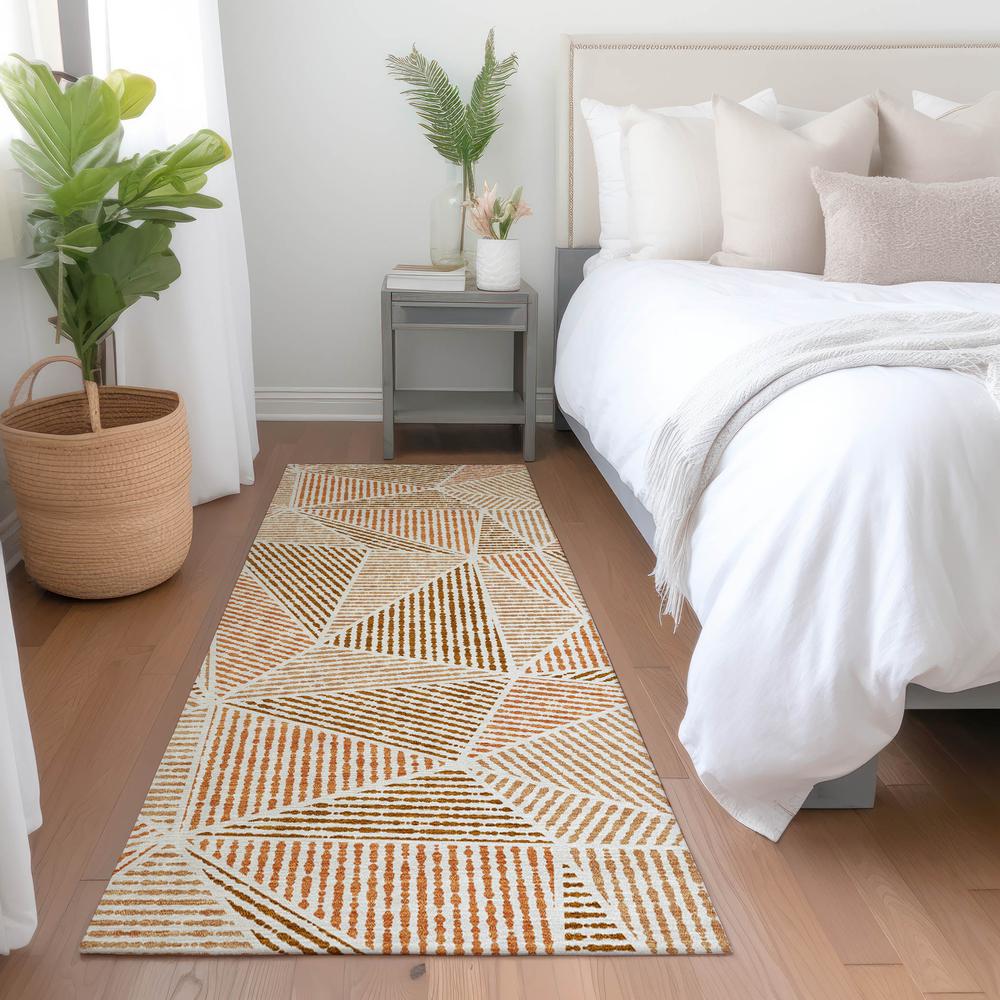 Chantille ACN618 Orange 2'3" x 7'6" Rug. Picture 6