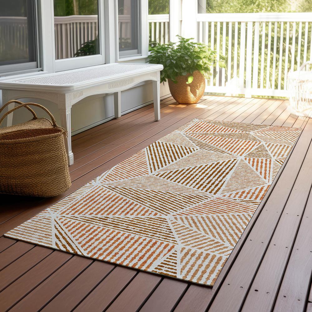 Chantille ACN618 Orange 2'3" x 7'6" Rug. Picture 7