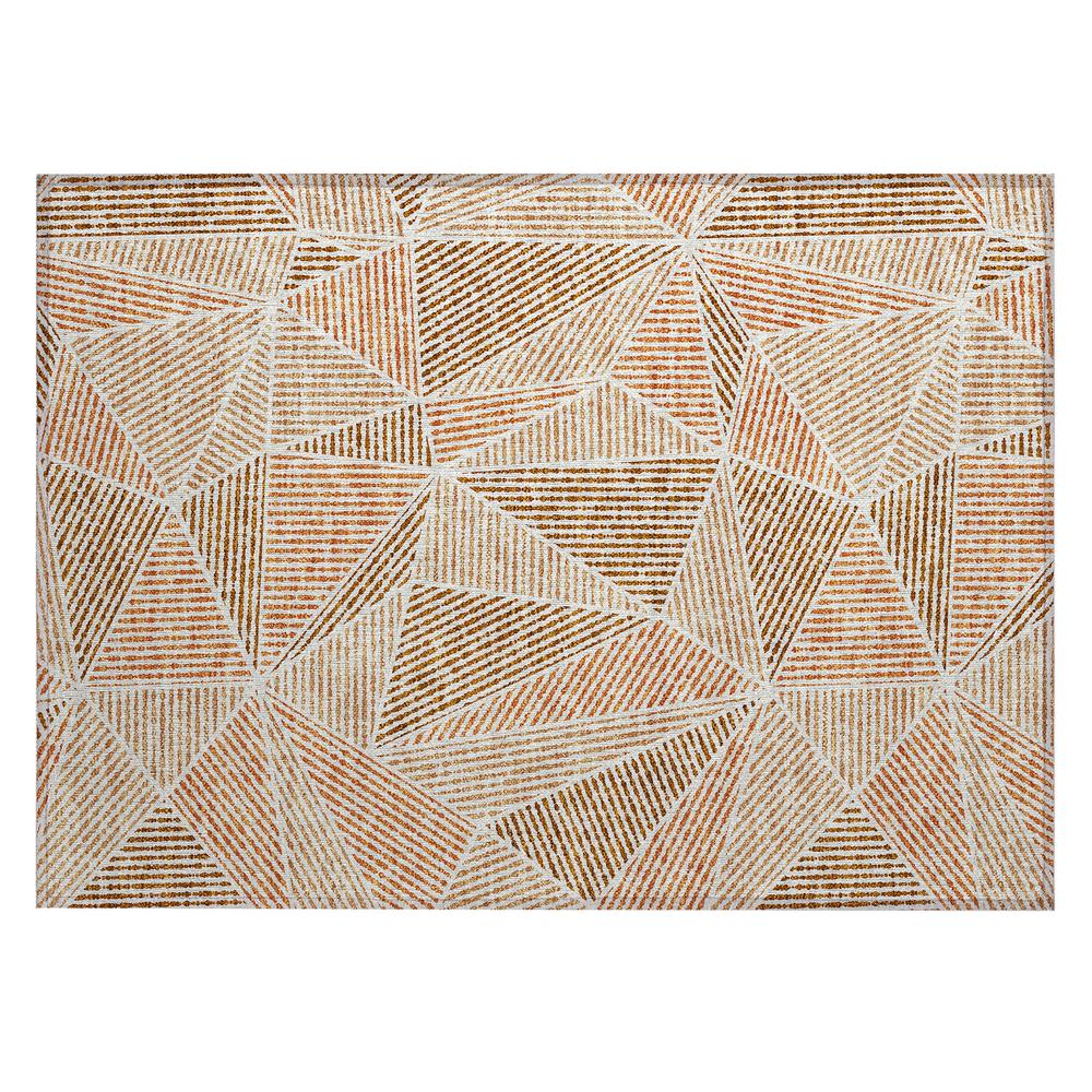 Chantille ACN618 Orange 1'8" x 2'6" Rug. Picture 1