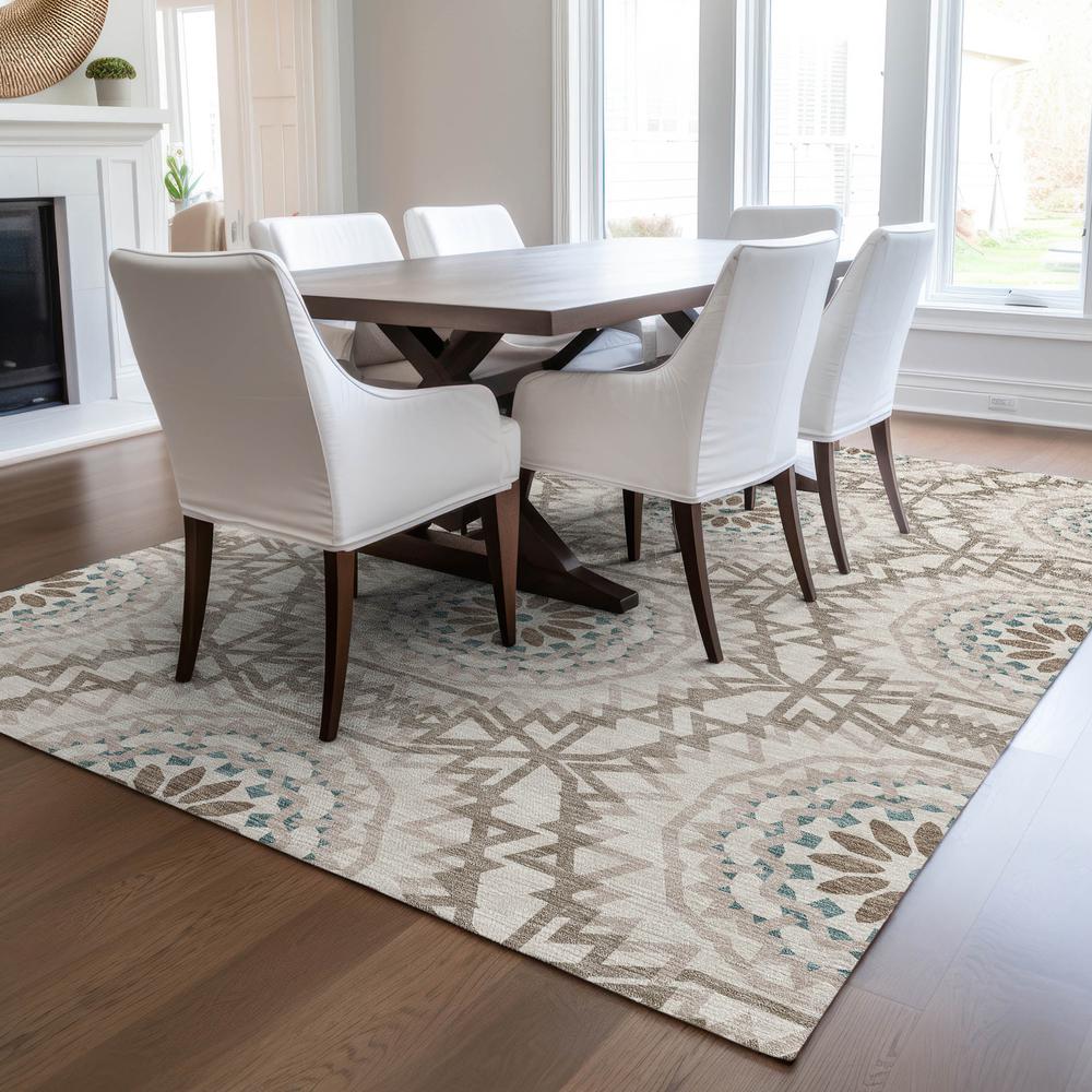 Chantille ACN619 Brown 2'6" x 3'10" Rug. Picture 6