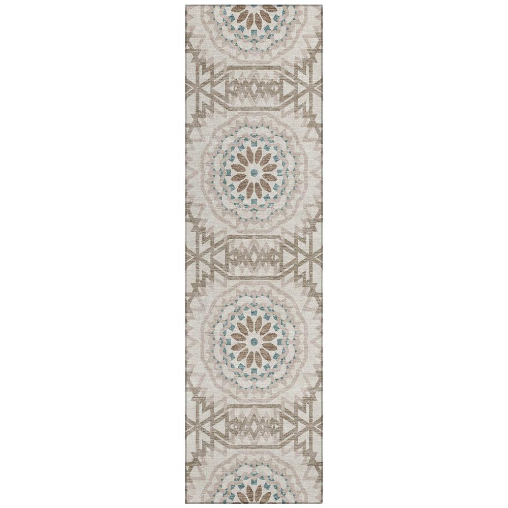 Chantille ACN619 Brown 2'3" x 7'6" Rug. Picture 1