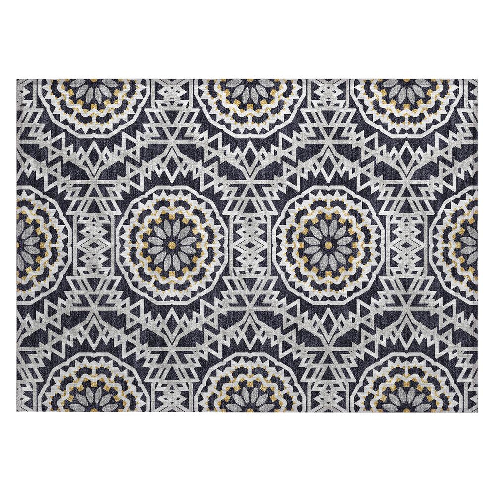 Chantille ACN619 Black 1'8" x 2'6" Rug. Picture 1