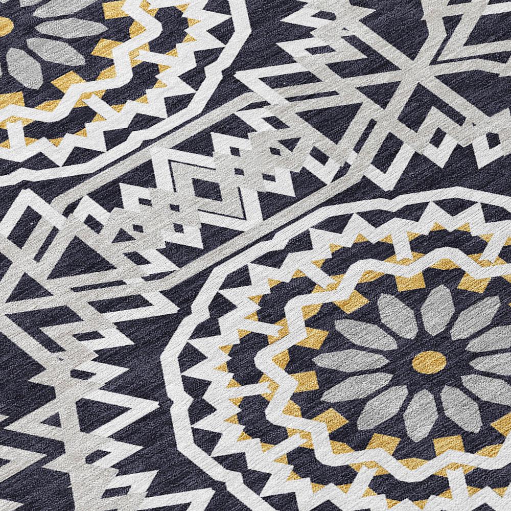 Chantille ACN619 Black 1'8" x 2'6" Rug. Picture 5