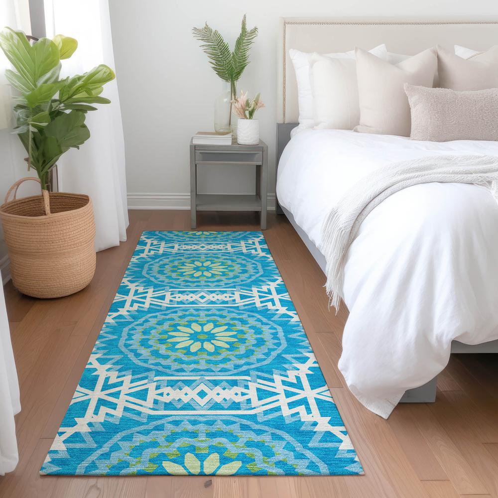 Chantille ACN619 Blue 2'3" x 7'6" Rug. Picture 6