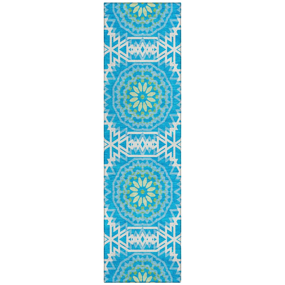 Chantille ACN619 Blue 2'3" x 7'6" Rug. Picture 1