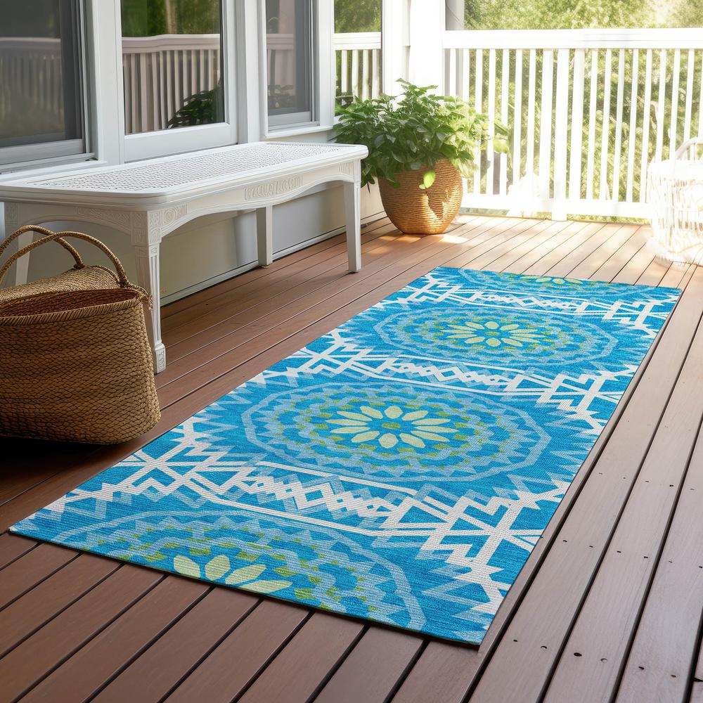 Chantille ACN619 Blue 2'3" x 7'6" Rug. Picture 7