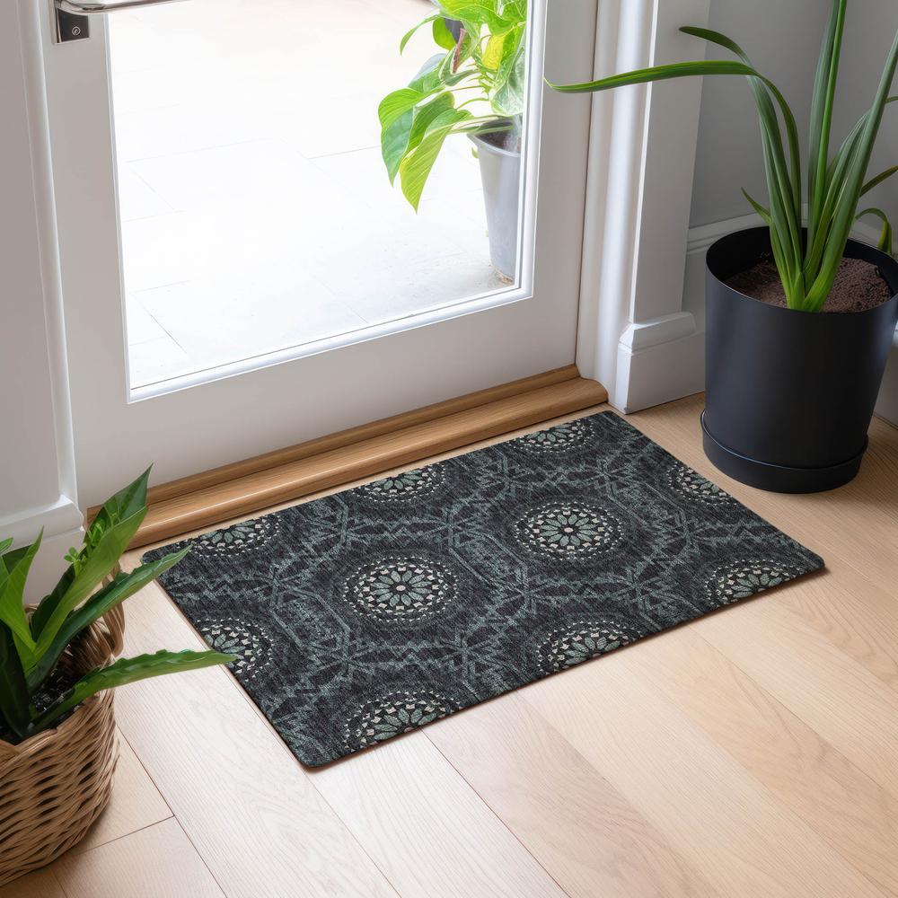 Chantille ACN619 Gray 1'8" x 2'6" Rug. Picture 6