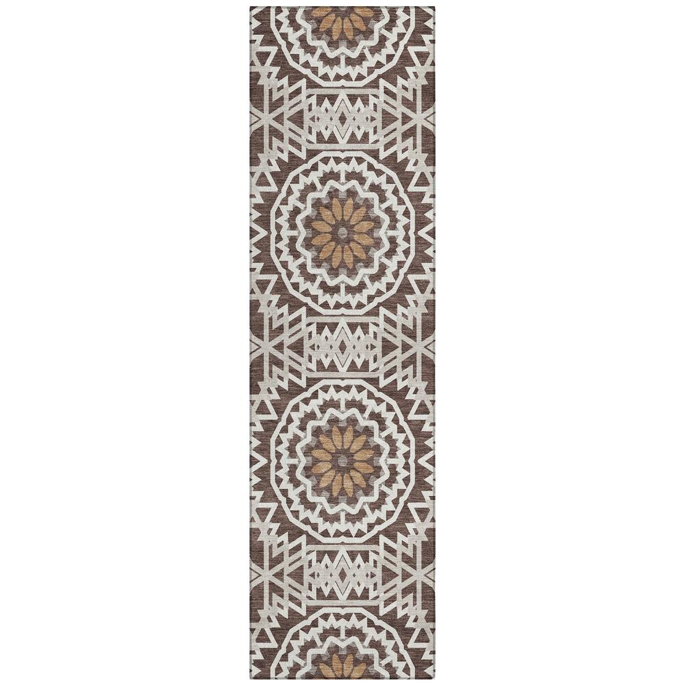 Chantille ACN619 Brown 2'3" x 7'6" Rug. Picture 1