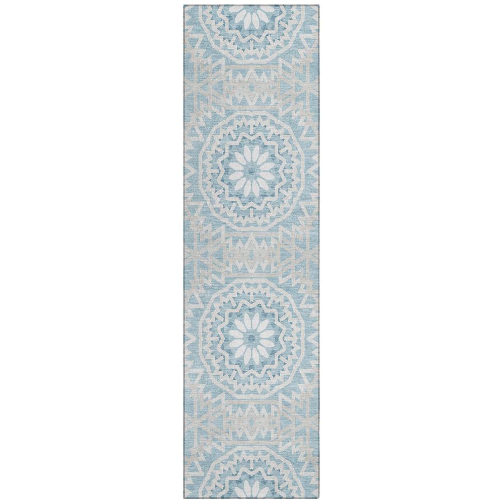 Chantille ACN619 Blue 2'3" x 7'6" Rug. Picture 1