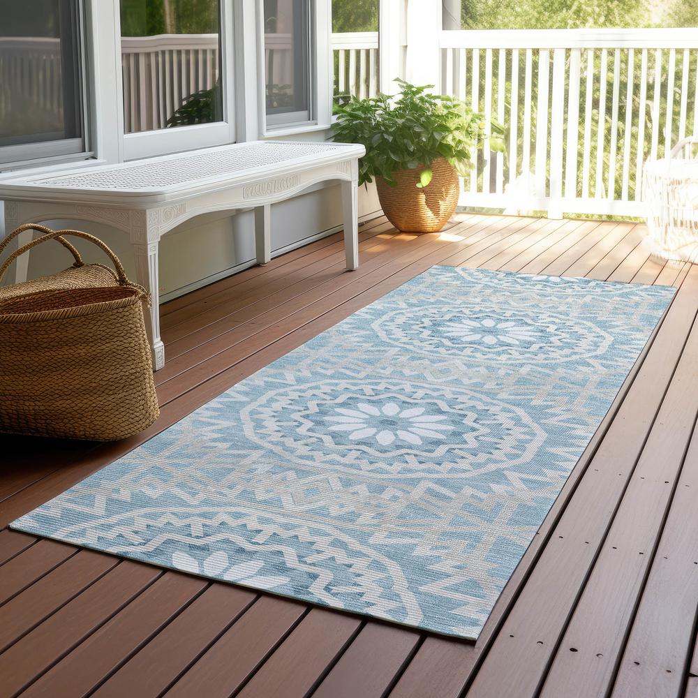 Chantille ACN619 Blue 2'3" x 7'6" Rug. Picture 7