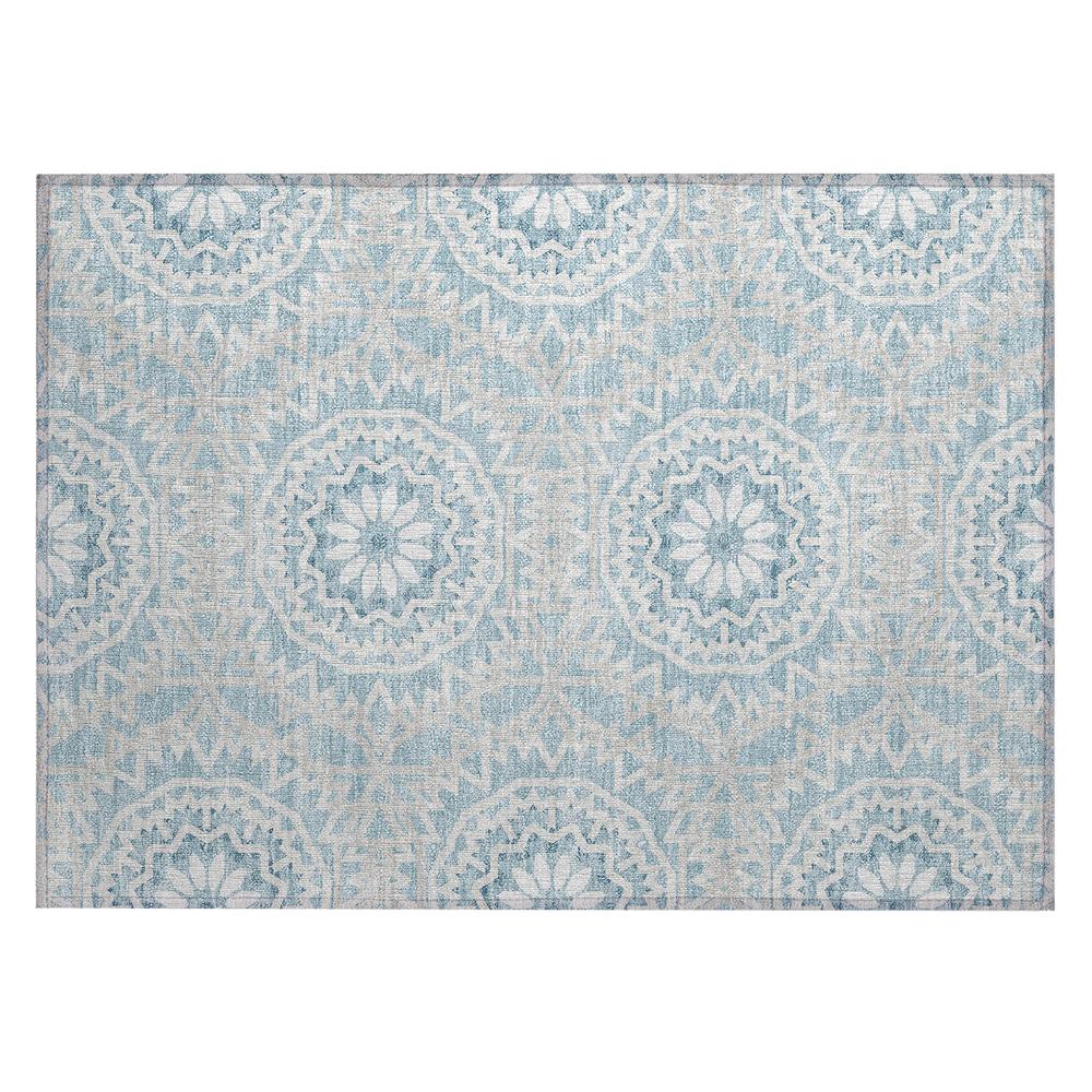 Chantille ACN619 Blue 1'8" x 2'6" Rug. Picture 1
