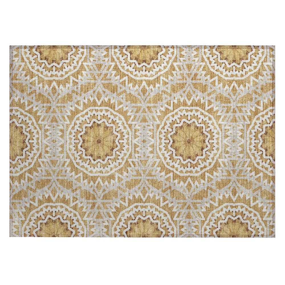 Chantille ACN619 Gold 1'8" x 2'6" Rug. Picture 1
