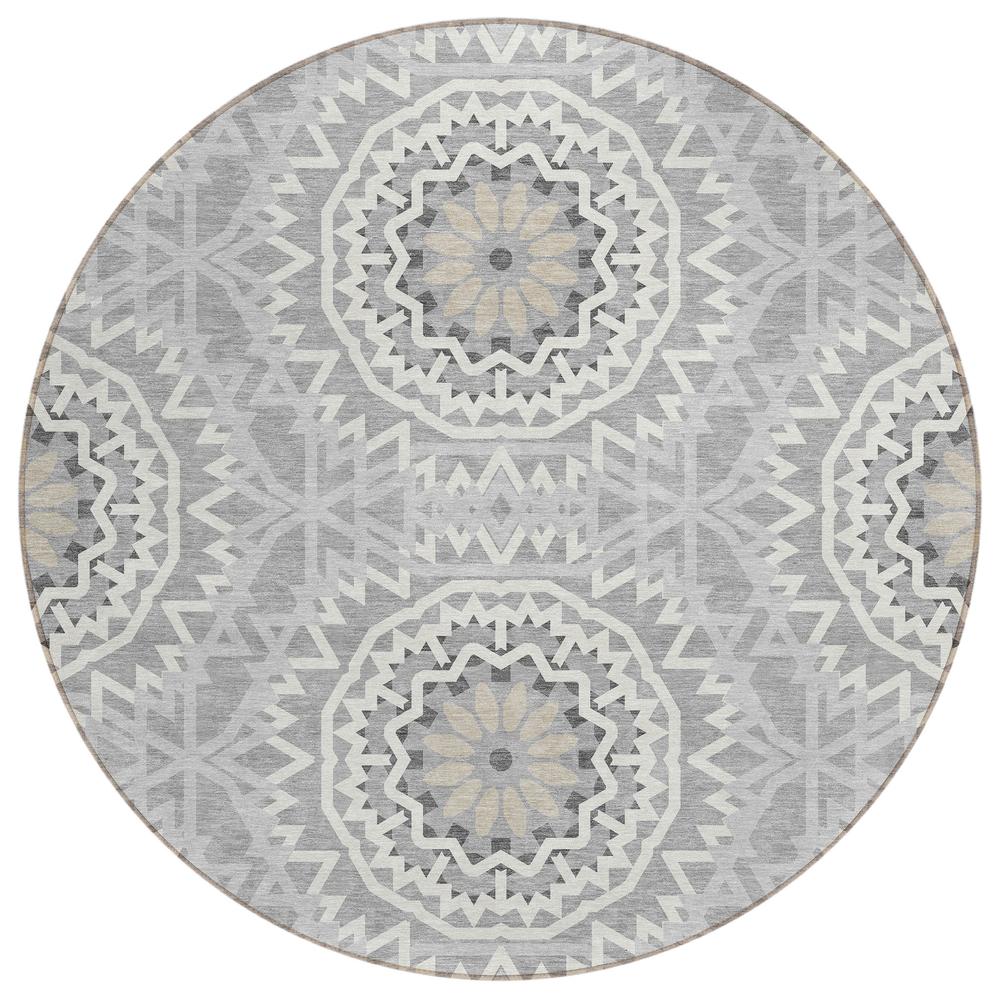 Chantille ACN619 Gray 8' x 8' Rug. Picture 1