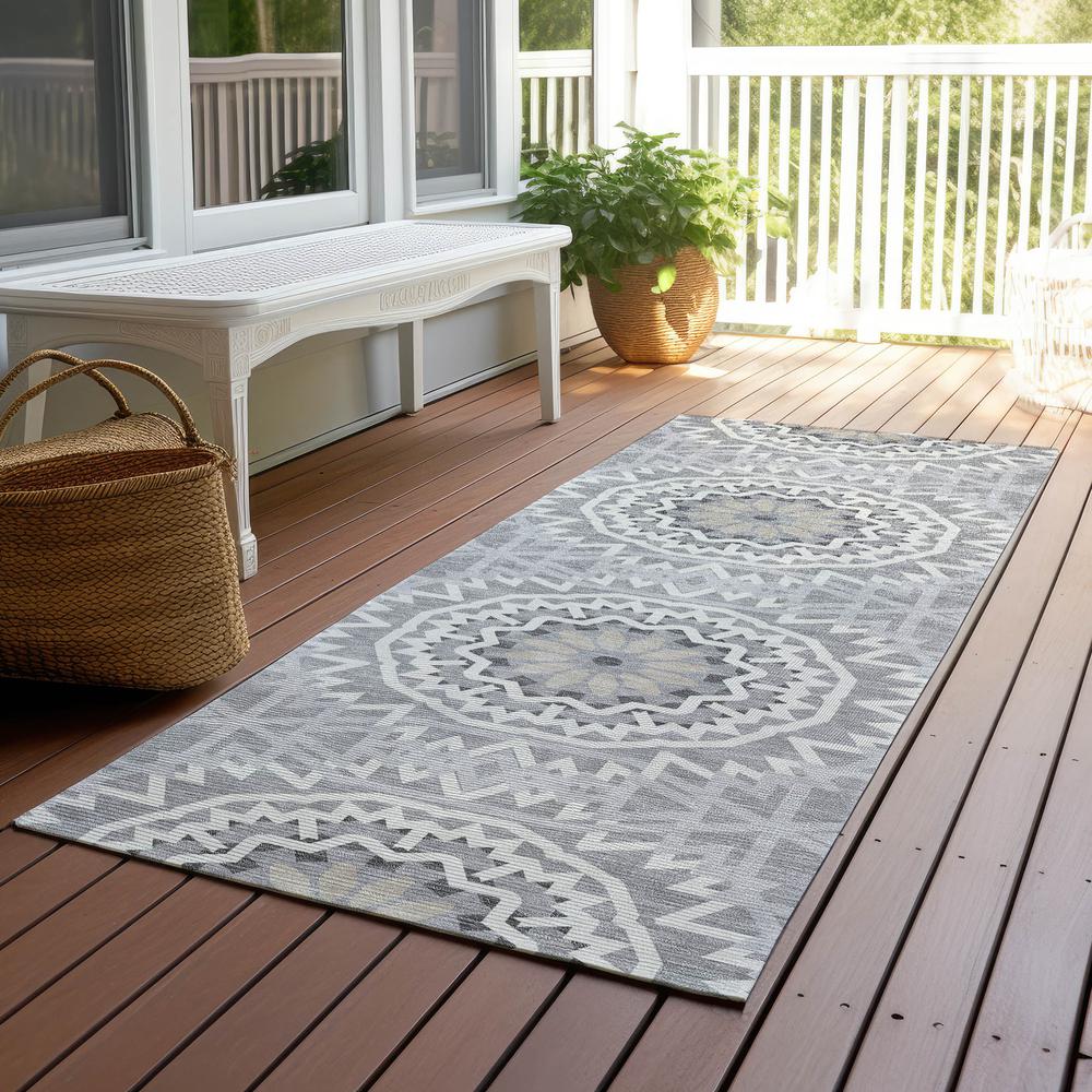 Chantille ACN619 Gray 2'3" x 7'6" Rug. Picture 7