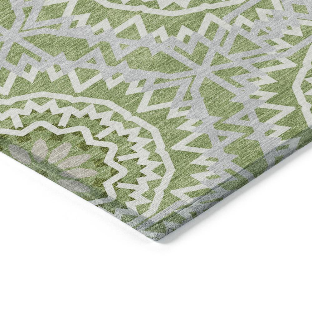 Chantille ACN619 Green 1'8" x 2'6" Rug. Picture 3