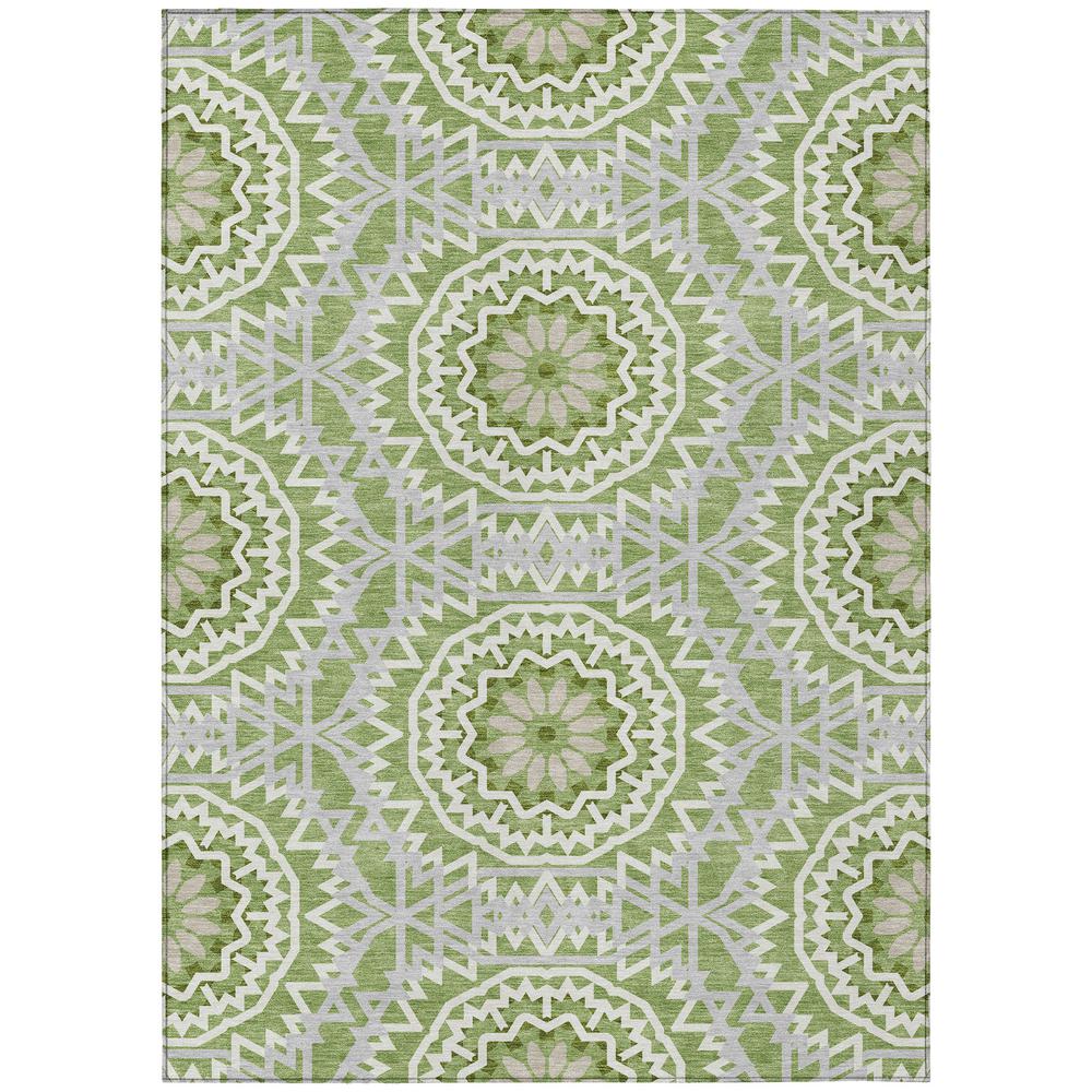 Chantille ACN619 Green 2'6" x 3'10" Rug. Picture 1