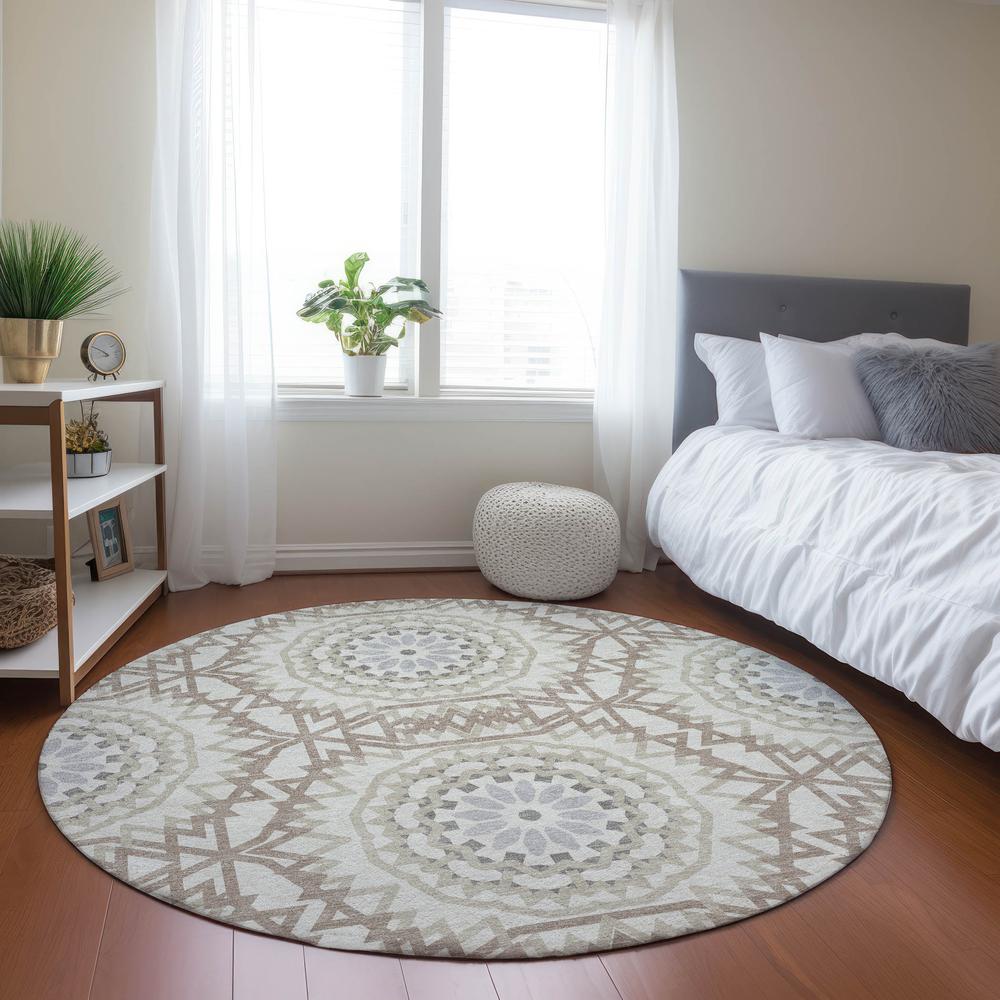 Chantille ACN619 Ivory 8' x 8' Rug. Picture 6