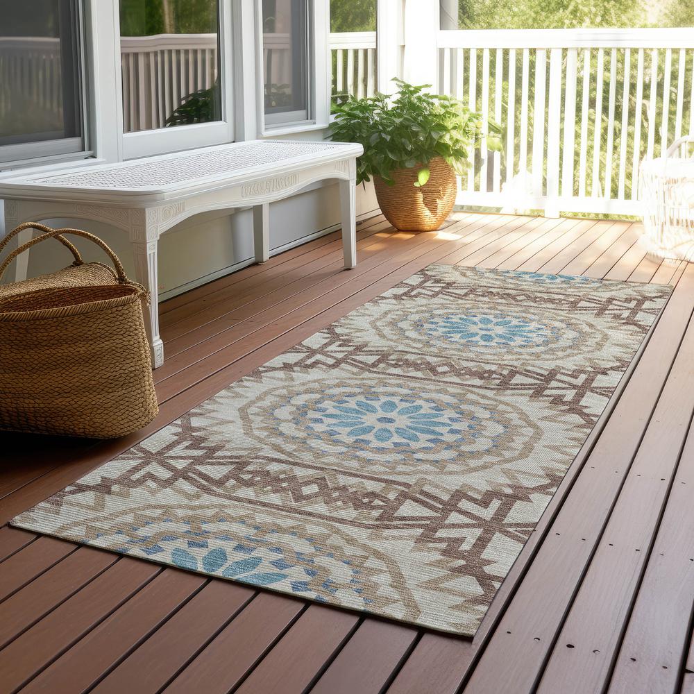 Chantille ACN619 Brown 2'3" x 7'6" Rug. Picture 7