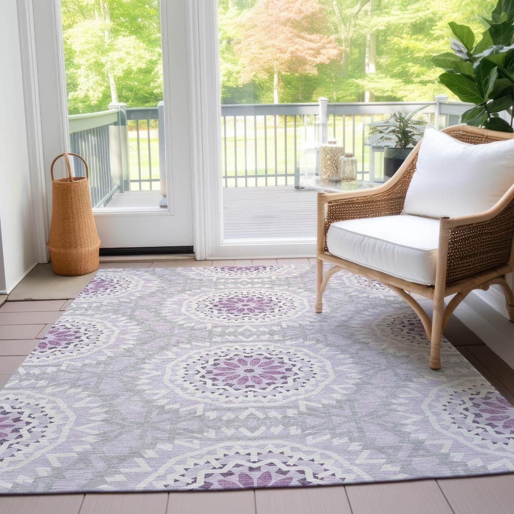 Chantille ACN619 Purple 2'6" x 3'10" Rug. Picture 7