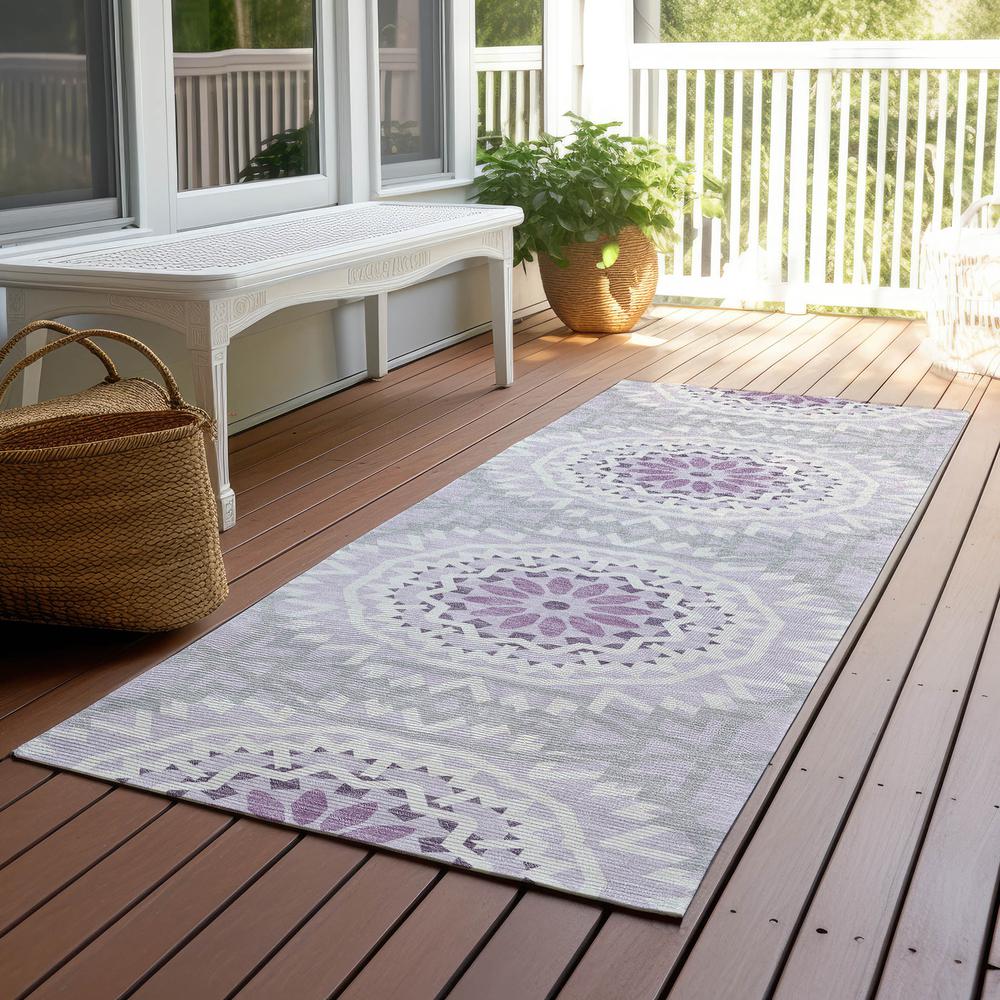 Chantille ACN619 Purple 2'3" x 7'6" Rug. Picture 7