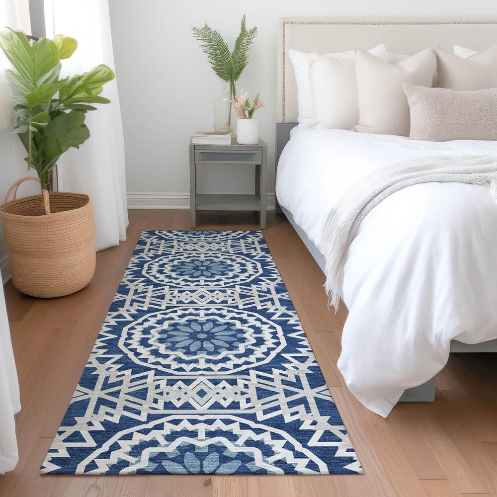 Chantille ACN619 Blue 2'3" x 7'6" Rug. Picture 6
