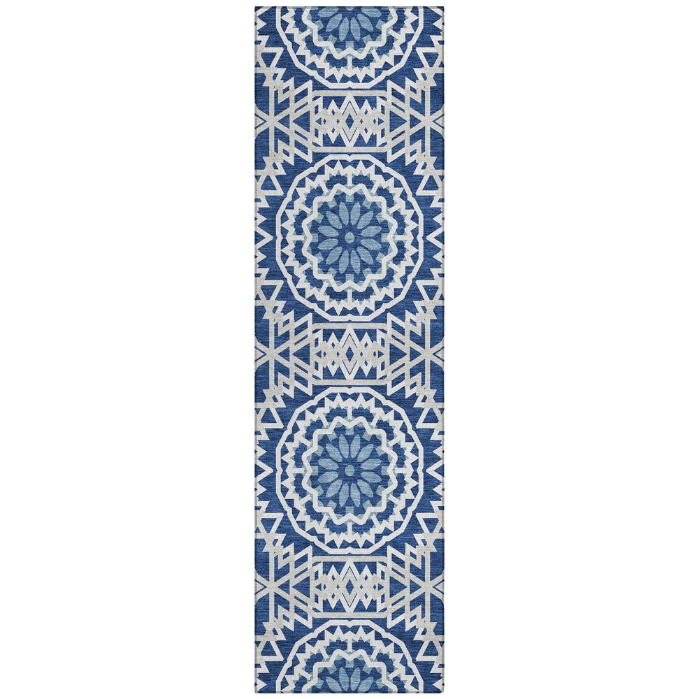 Chantille ACN619 Blue 2'3" x 7'6" Rug. Picture 1