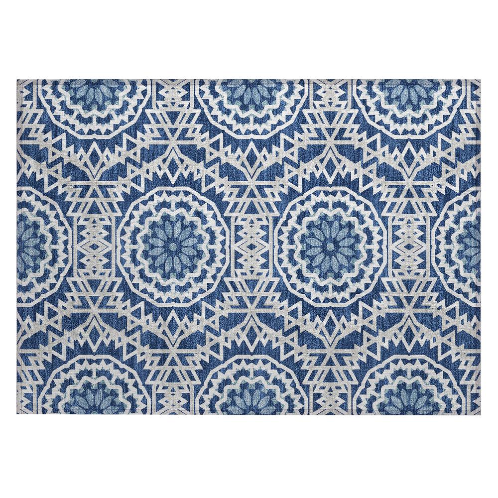 Chantille ACN619 Blue 1'8" x 2'6" Rug. Picture 1