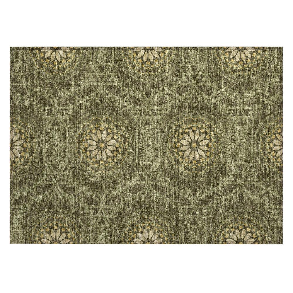 Chantille ACN619 Green 1'8" x 2'6" Rug. Picture 1