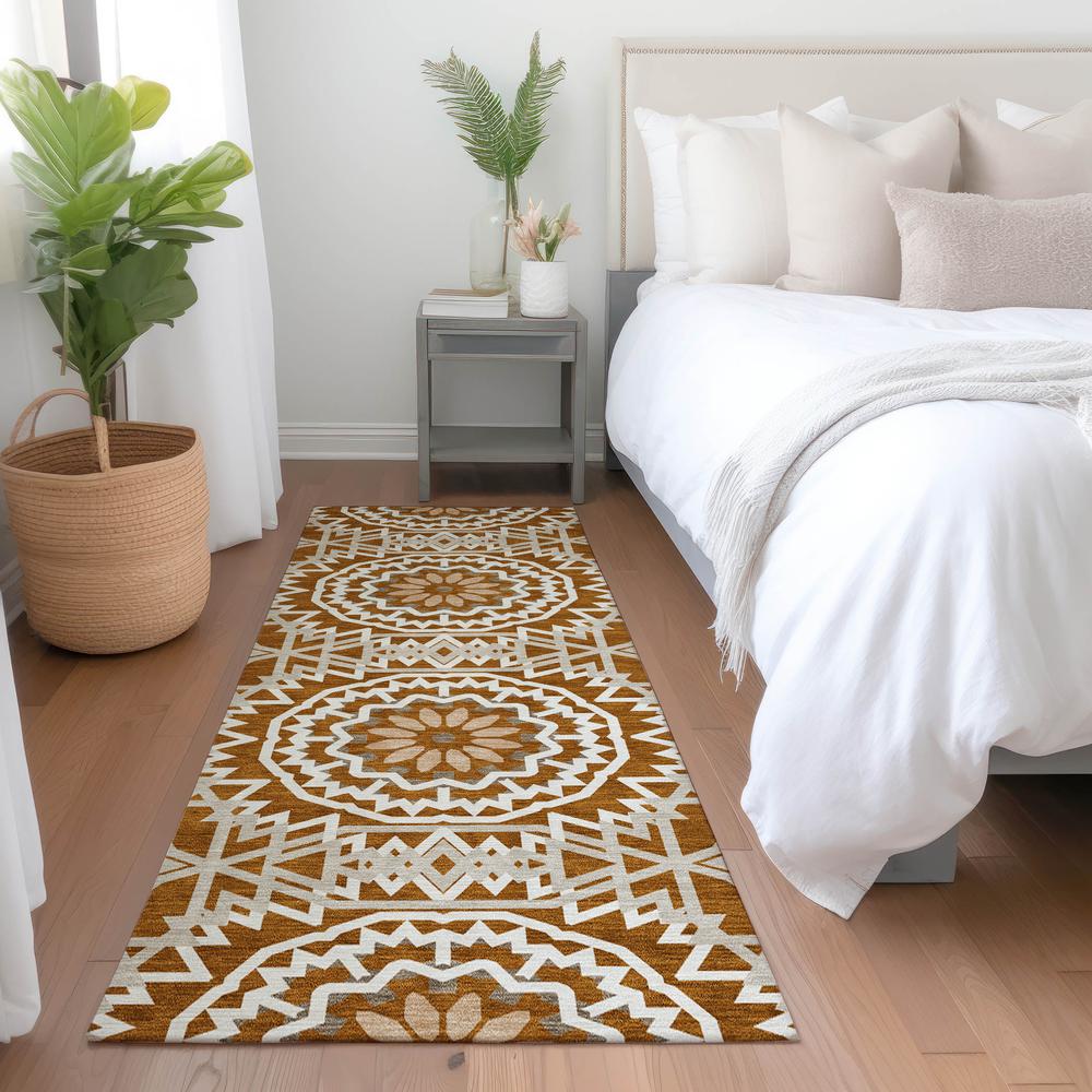 Chantille ACN619 Orange 2'3" x 7'6" Rug. Picture 6